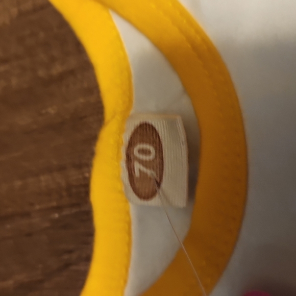 ARROW 2pc Set Little Girls Size 6mo /70 Yellow/Black NWT - Picture 4 of 4